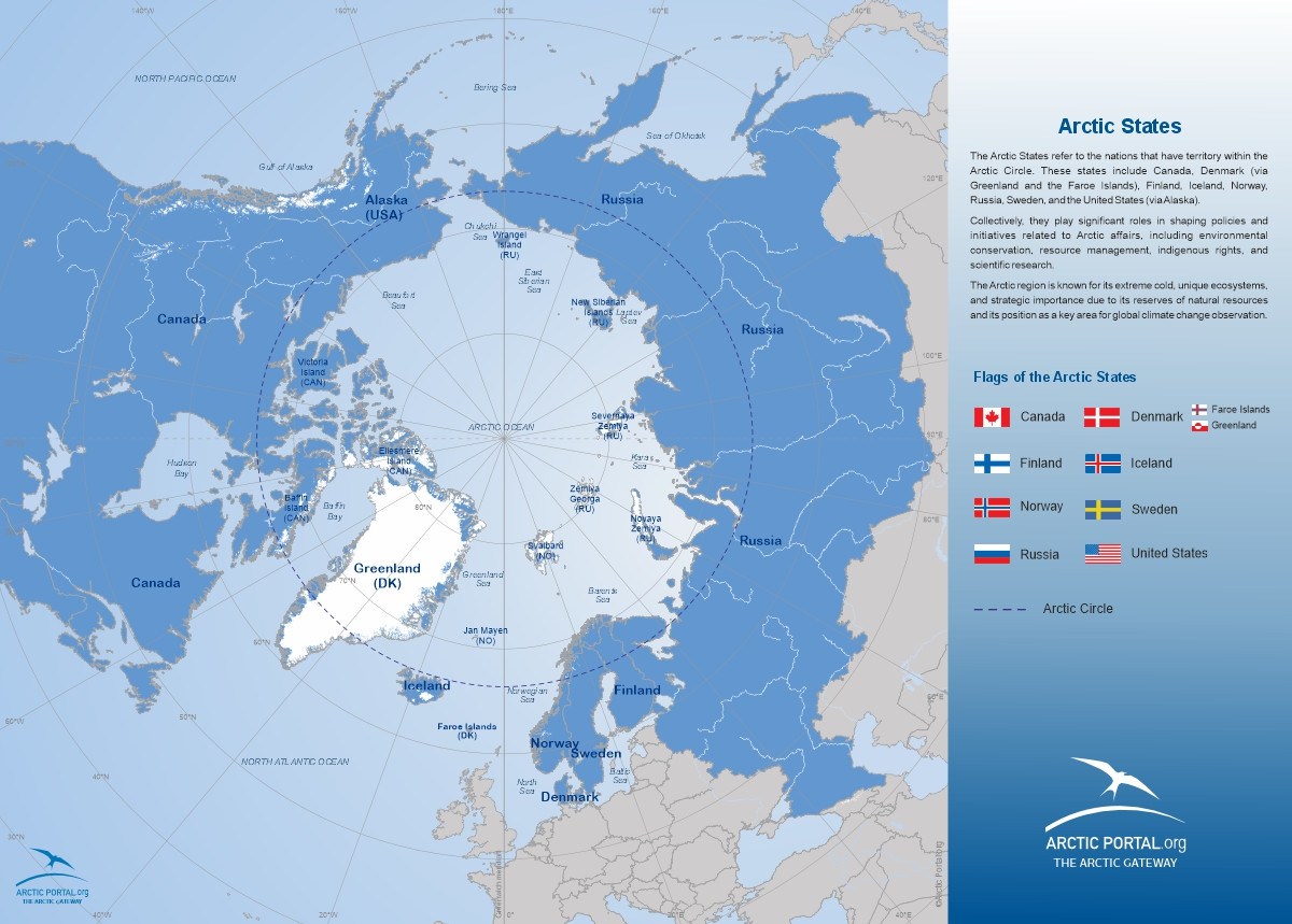 Arctic Portal Map - Arctic States