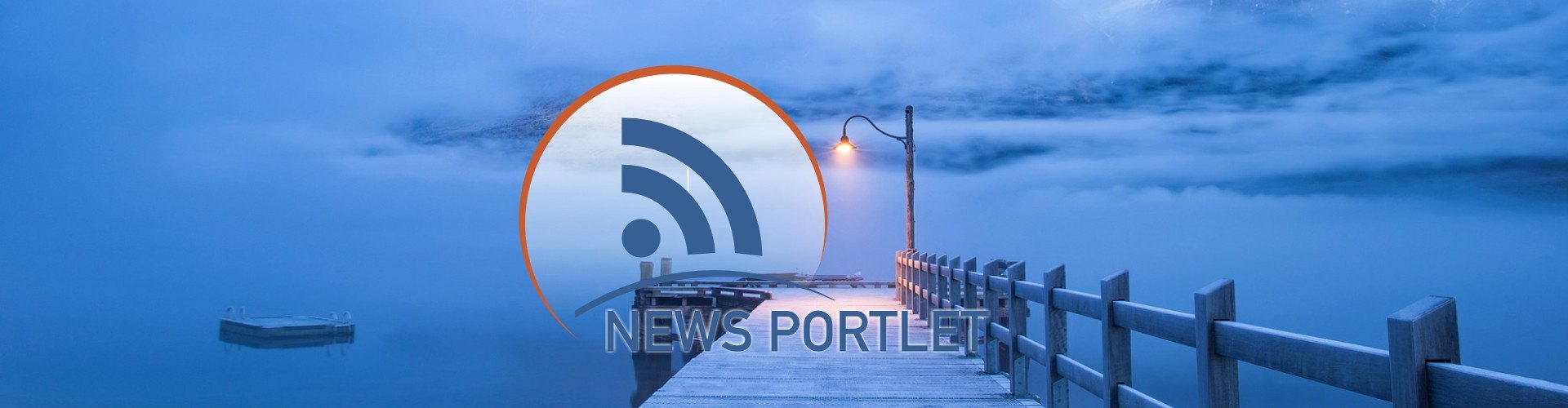 News Portlet - A small frozen pier