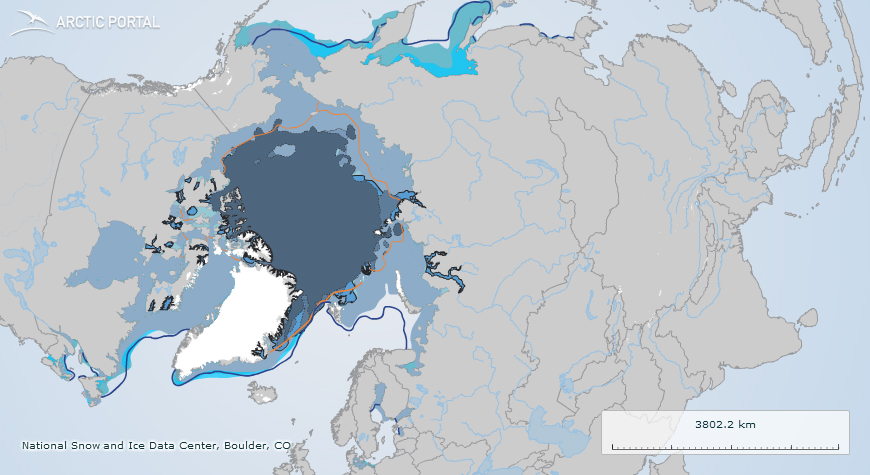 map of the arctic