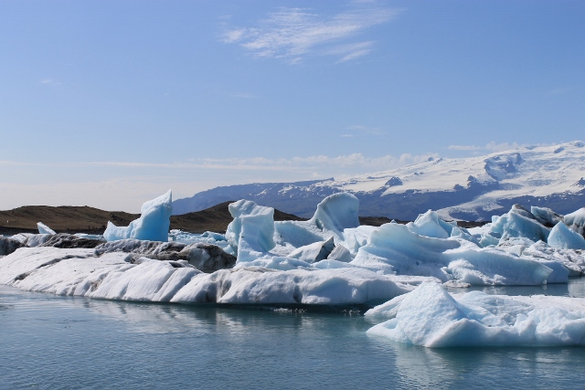 Ice covered waters in the Arctic