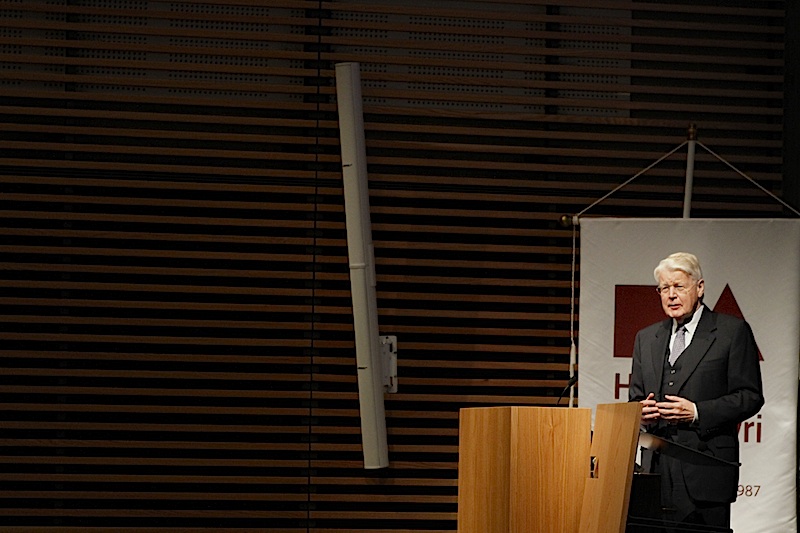 Ólafur Ragnar Grímsson at the NRF Open Assembly