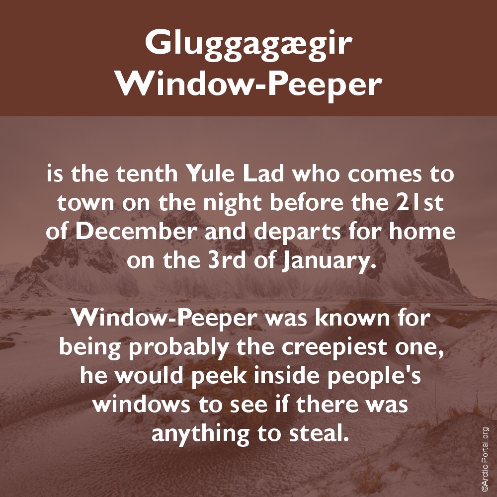 Gluggagægir (Window-Peeper) - About
