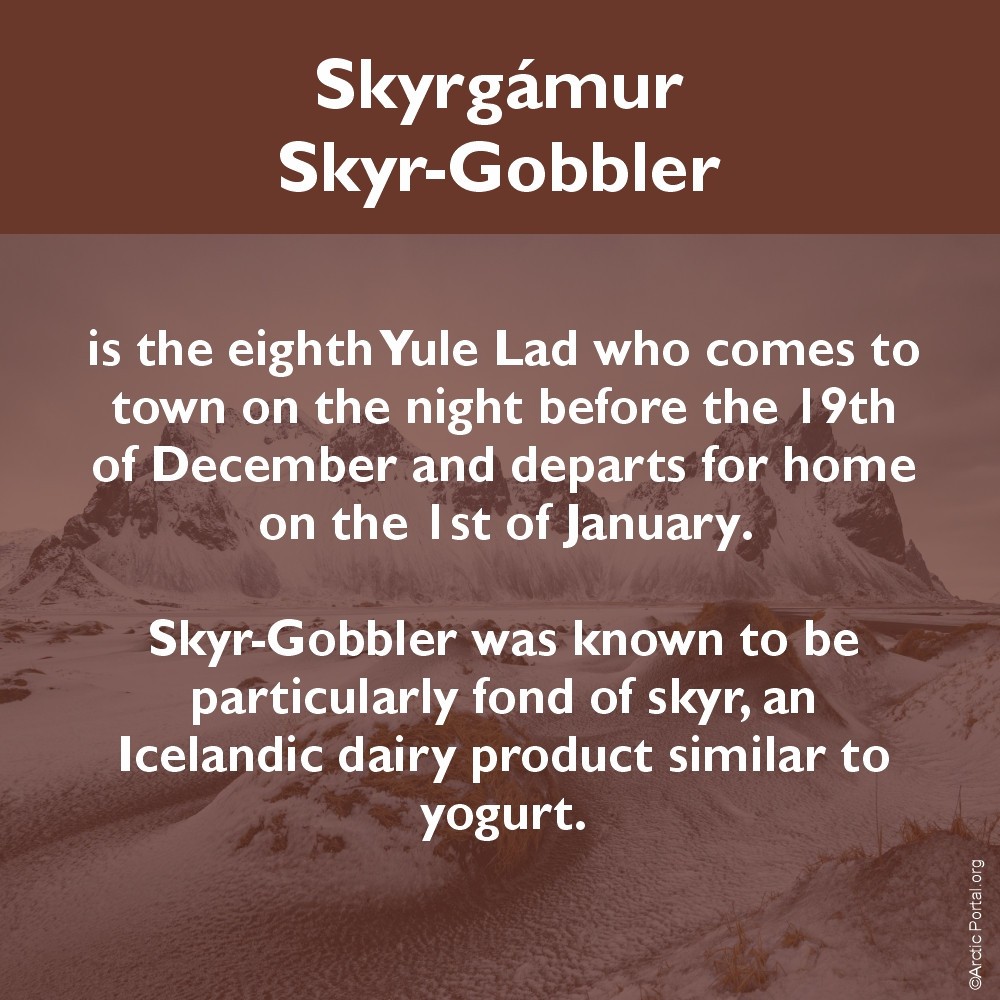 Skyrgámur (Skyr-Gobbler) - About