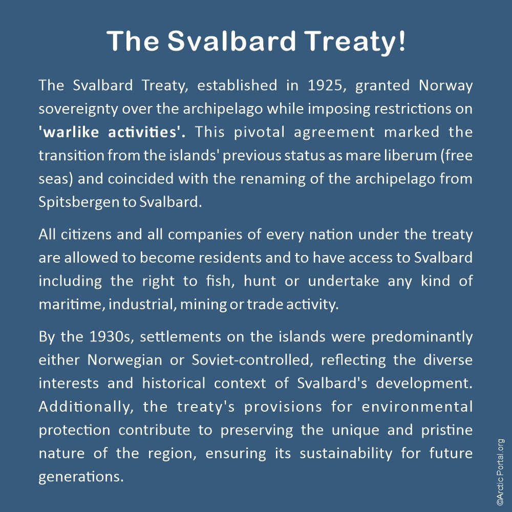 Svalbard - The Svalbard Treaty