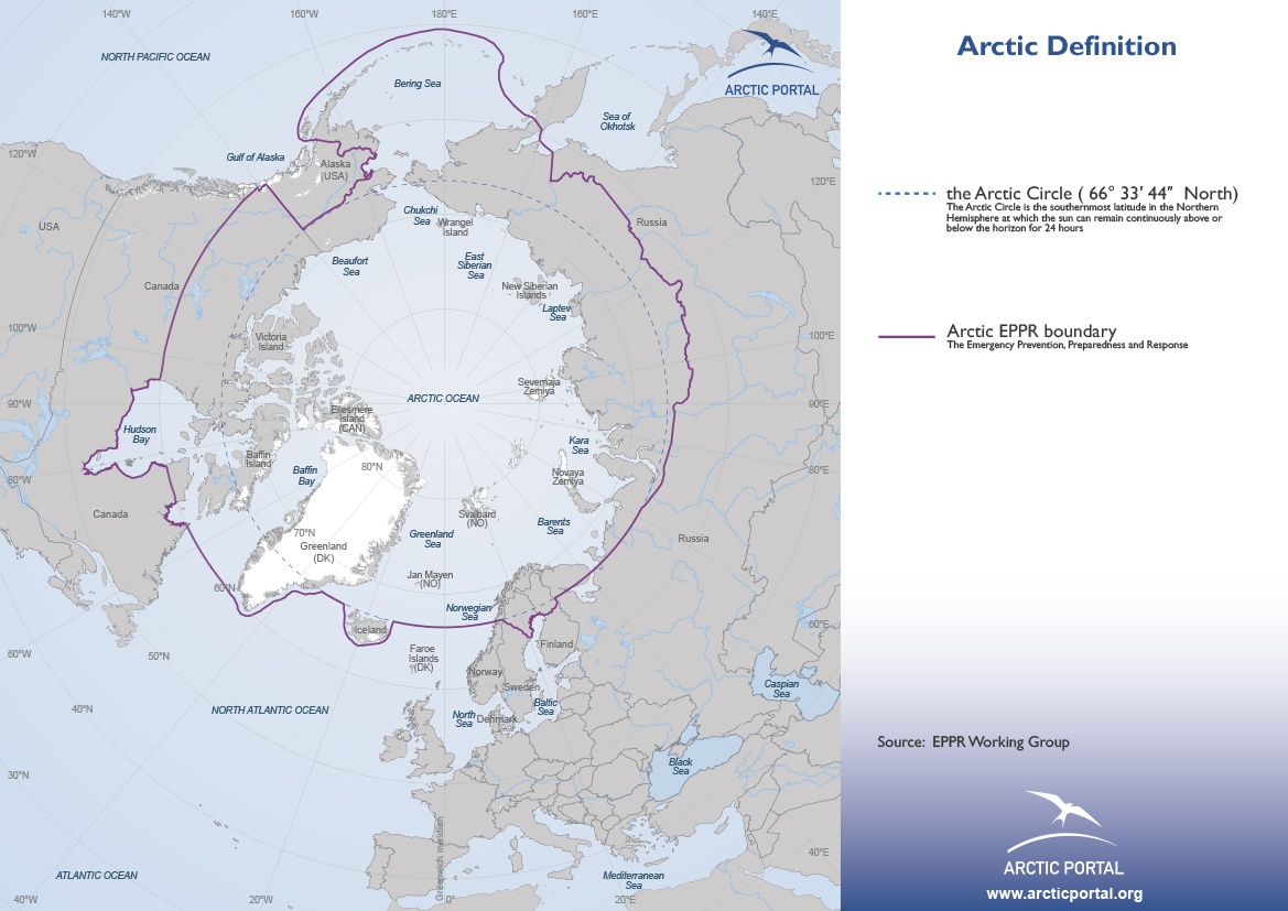 Arctic Portal Map - Arctic EPPR Boundary