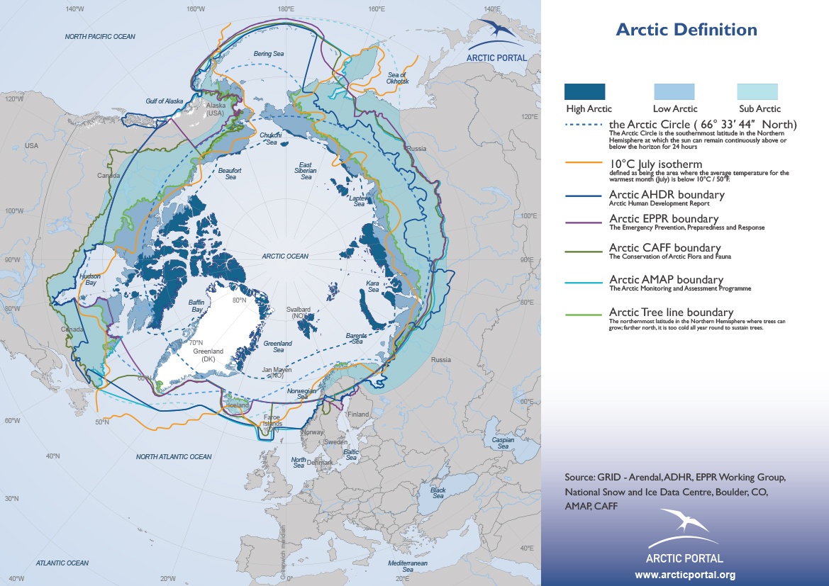 Arctic Portal Map - Arctic Definitions