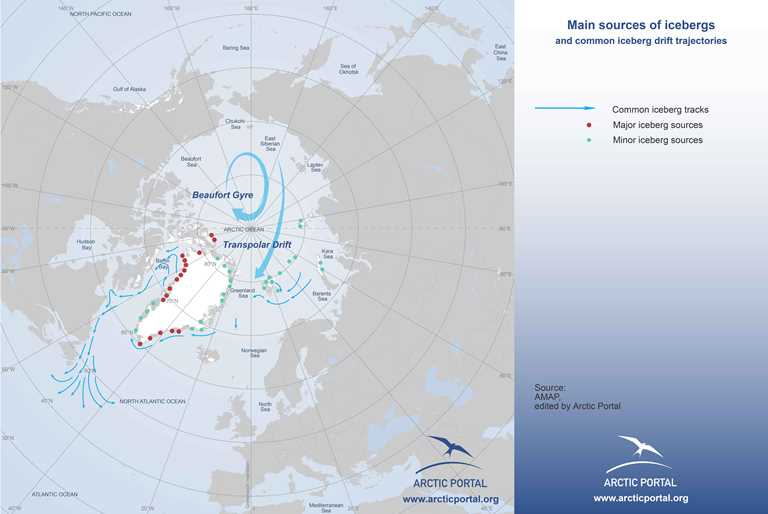 Arctic Portal Map - Drift Ice