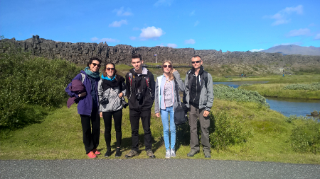 EDU-ARCTIC competition 2017 winners at Þingvellir