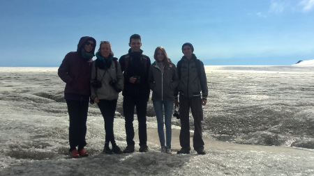 EDU-ARCTIC competition 2017 winners at Langjökull