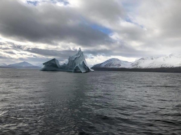 Iceberg in Eyjafjörður