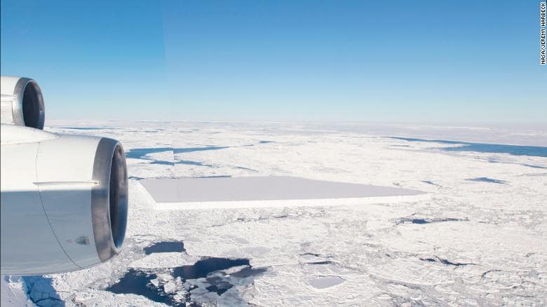 Iceberg in the arctic naturally squared