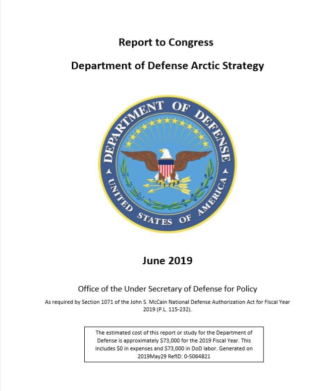 Department of Defense Arctic Strategy