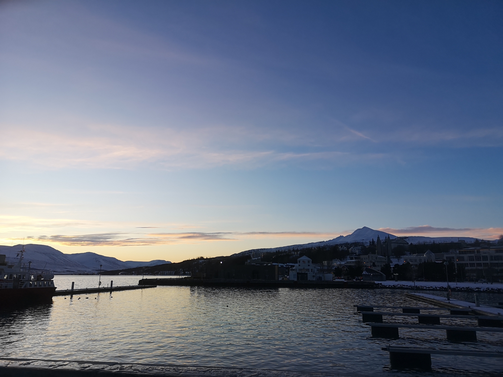Akureyri by the sea December 2025