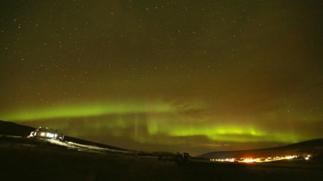 Aurora Borealis from Kárhóll