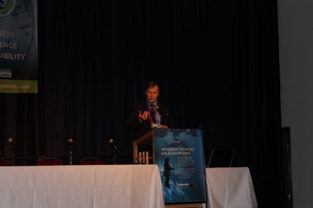 Halldór Jóhannsson at the banquet. (Photo: Magdalena Tomasik)