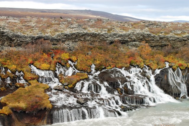 Arctic Energy Tour: Hraunfossar (Photo: Magdalena Tomasik)