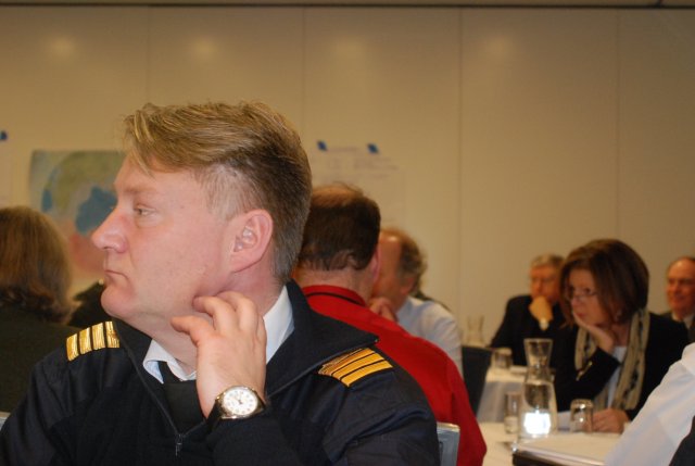 Icelandic coastguard representative