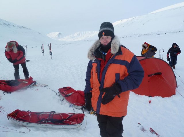 Ragnar Baldursson at the North Pole.