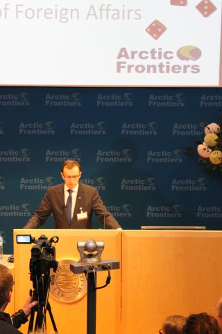 Espen Barth Eide, Norwegian Minister for Foreign AffairsÆ The Arctic - the New Crossroads