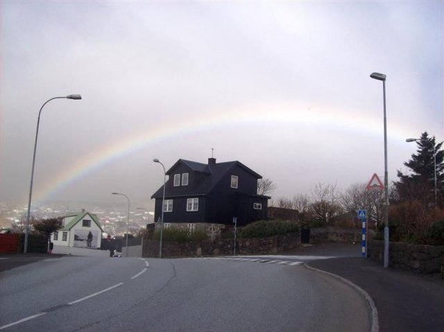 Tórshavn on a rainy day