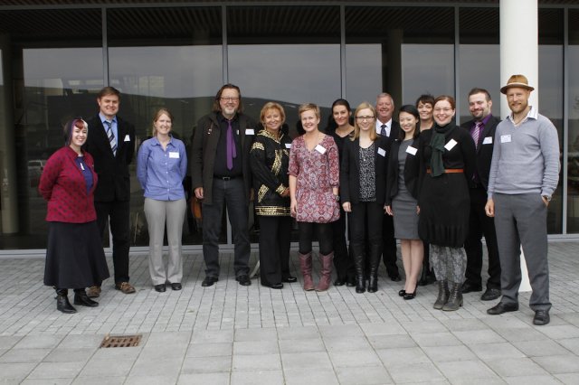 NRF steering committee and the young researchers.