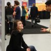 Leena and Akshaya Verma discuss Himalayan geology during the poster session.