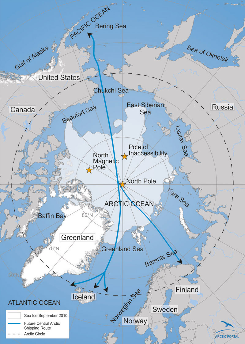 Central Arctic Shipping Route