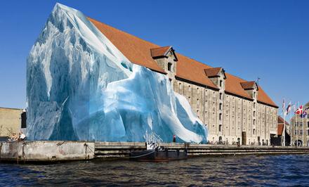 COP15 iceberg in Copenhagen