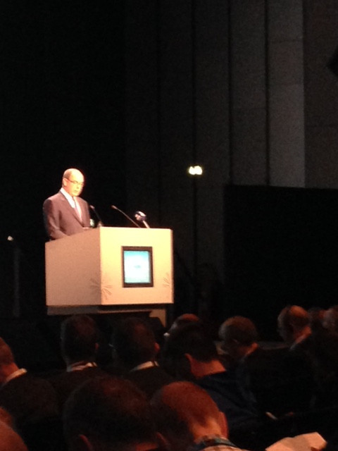 H.S.H. Prince Albert II of Monaco during the speech at the Arctic Circle