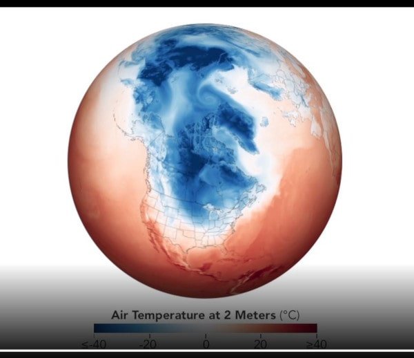 Air Temperature at 2 Meters - NASA