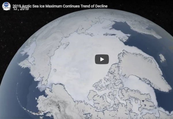 2019 Arctic Sea Ice Maximum Continues Trend of Decline