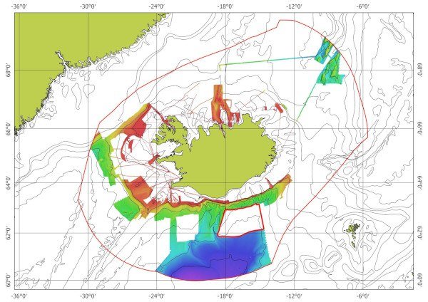 Mapping the Icelandic seabead