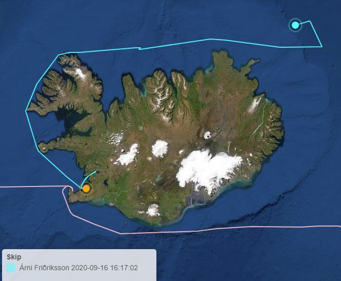 Location map of the expedition todate