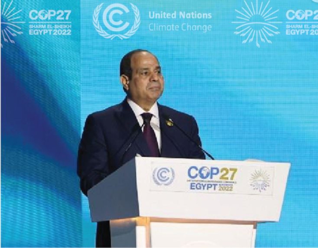 COP27 Abdel Fattah El Sisi