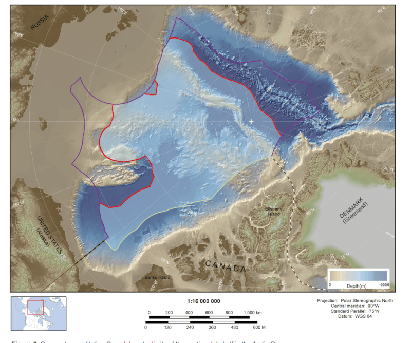 Canada claim Arctic Ocean dec 2022