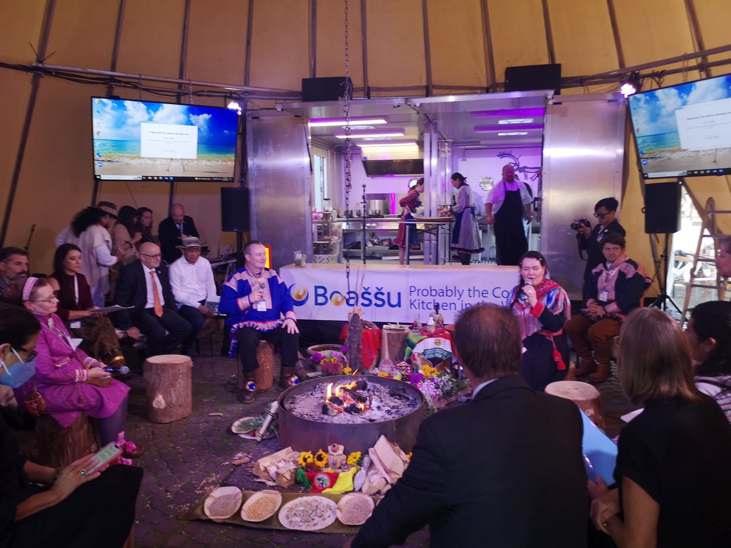 UN Food and Agriculture Organization tent in Rome