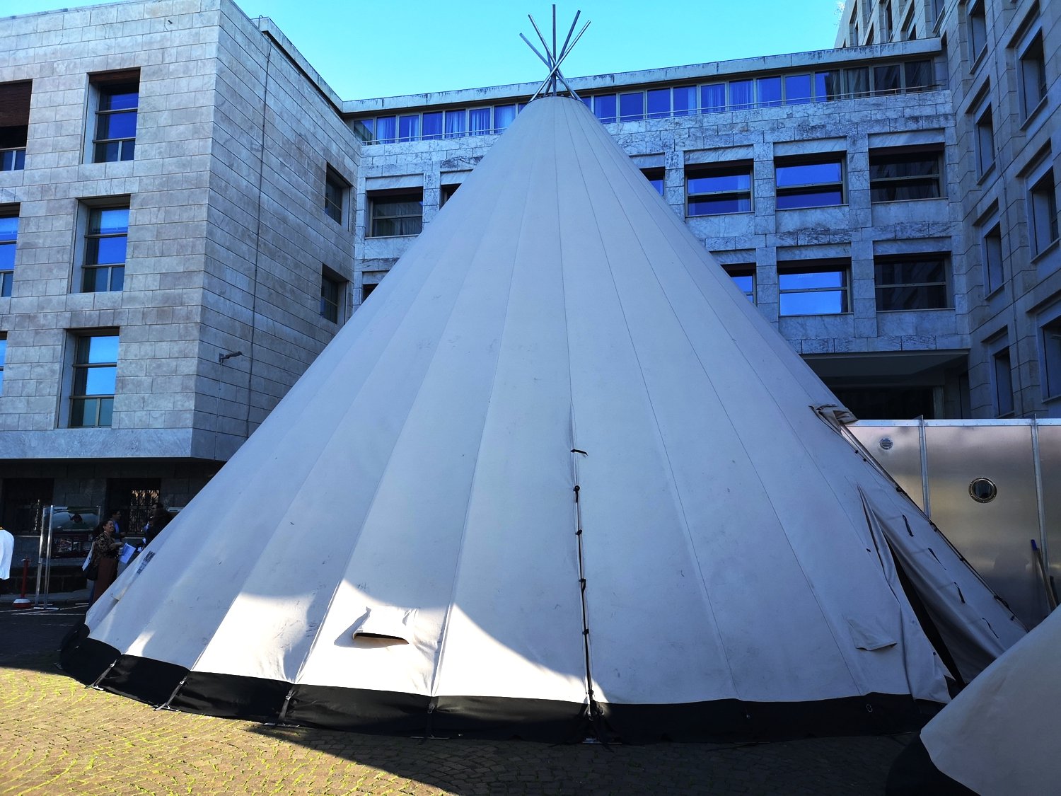 Reindeer herders Lavu Tent in Rome