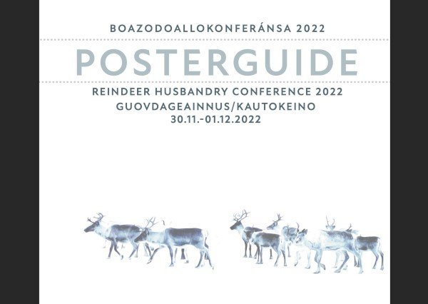 Poster guide for Reindeer Husbandry Conference 2022