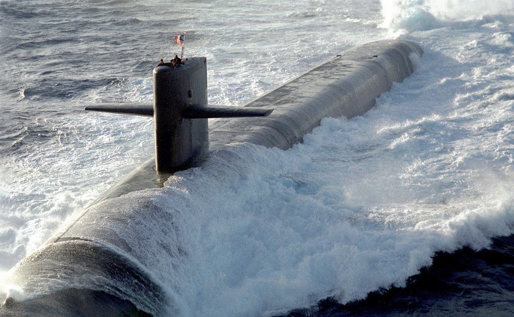 U.S. navy nuclear ballistic submarine