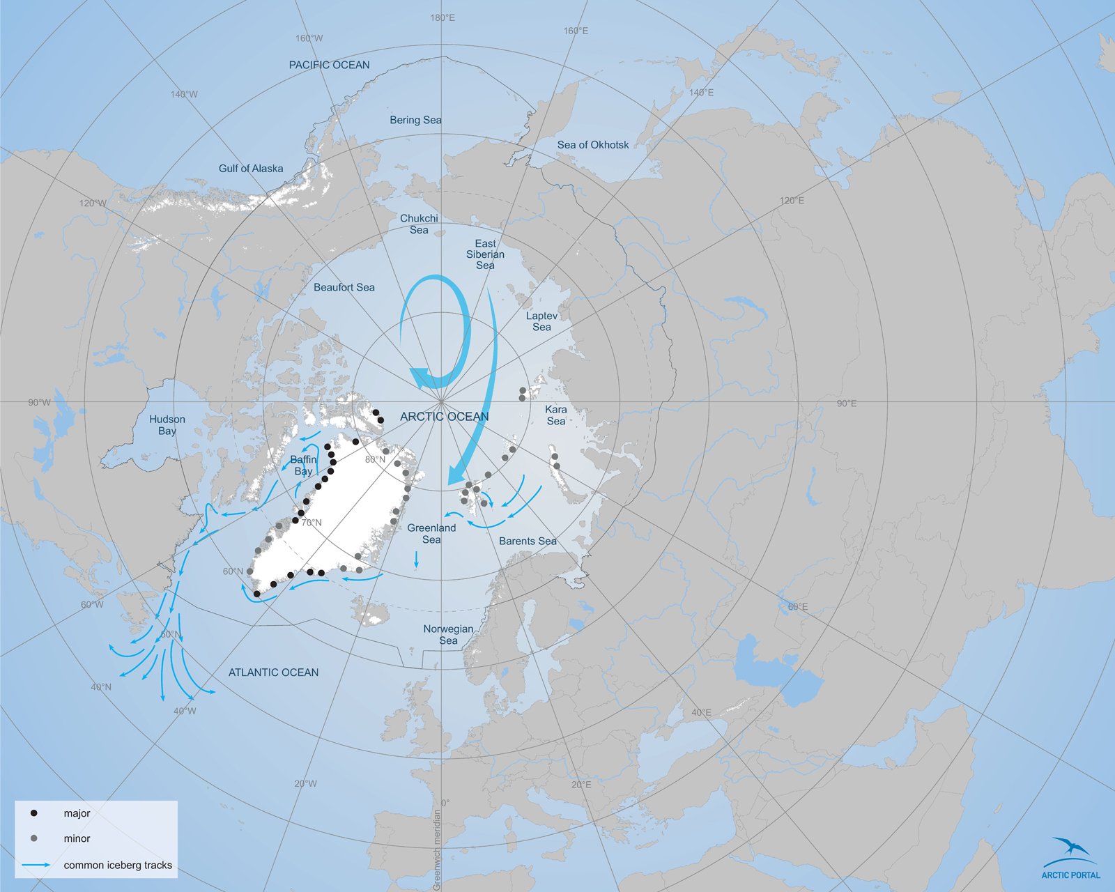 Map - Sea Ice Drift